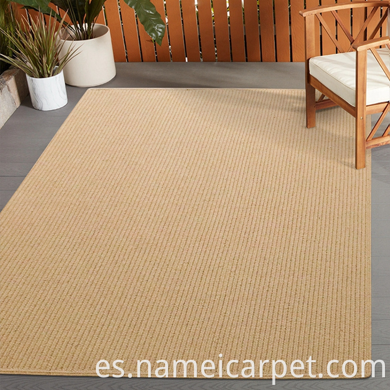 Jute Hemp Braided Wovencarpet Area Rug Floor Mats